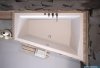 Besco Intima Duo 180x125cm wanna asymetryczna prawa + obudowa + syfon #WAID-180-NP/#OAP-180-INT/19975